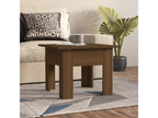 Coffee table, brown oak, 55x55x42 cm, chipboard, BLMH28907