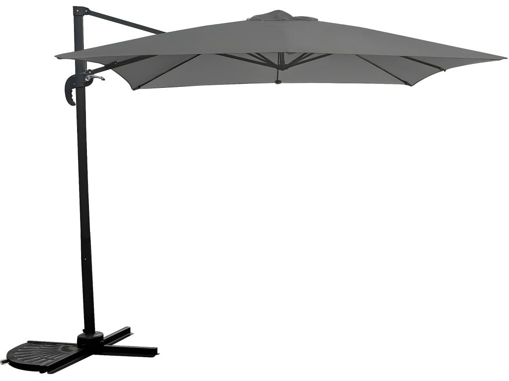 Cantilever garden parasol - 2.5x2.5 m - Grey MOXE49797