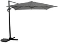 Cantilever garden parasol - 2.5x2.5 m - Grey MOXE49797