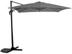 Cantilever garden parasol - 2.5x2.5 m - Grey MOXE49797