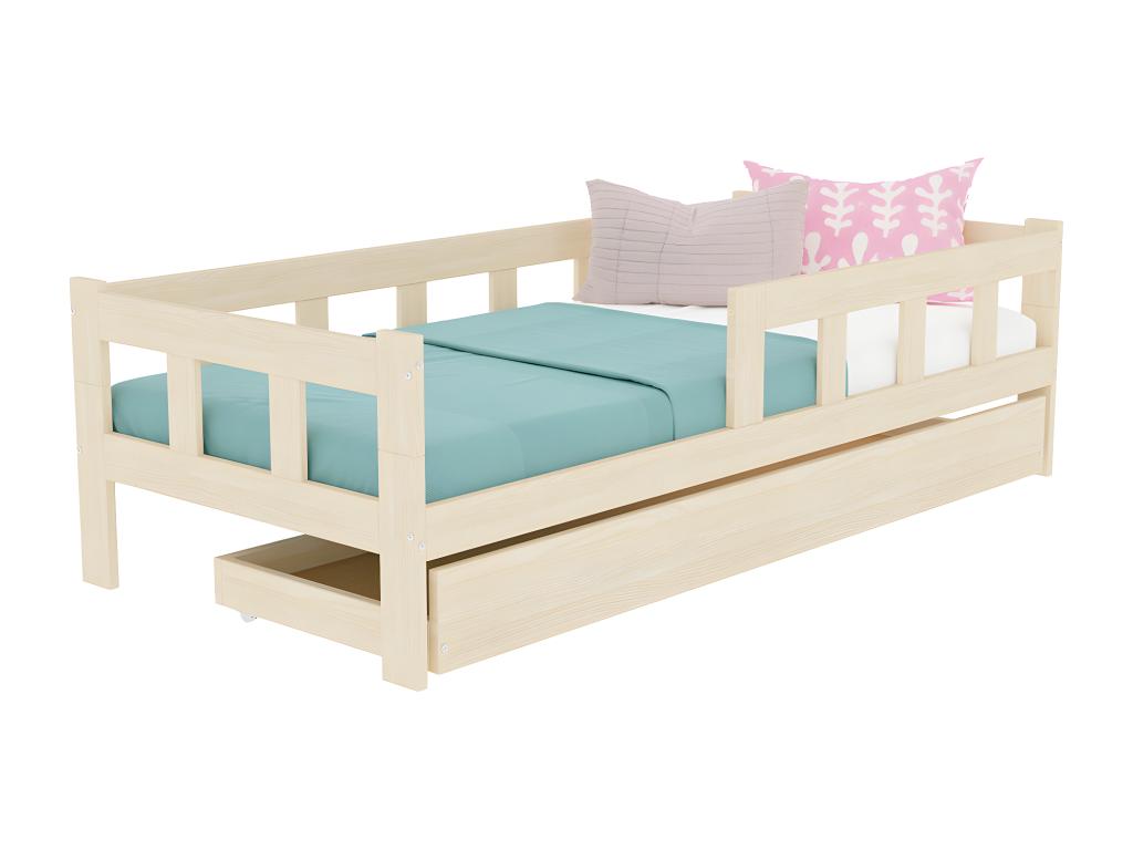 Bed 90x190 slatted base and drawer included Fence Bois SGCN13963