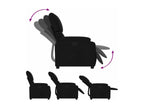 Black Fabric Reclining Armchair OBWV11227
