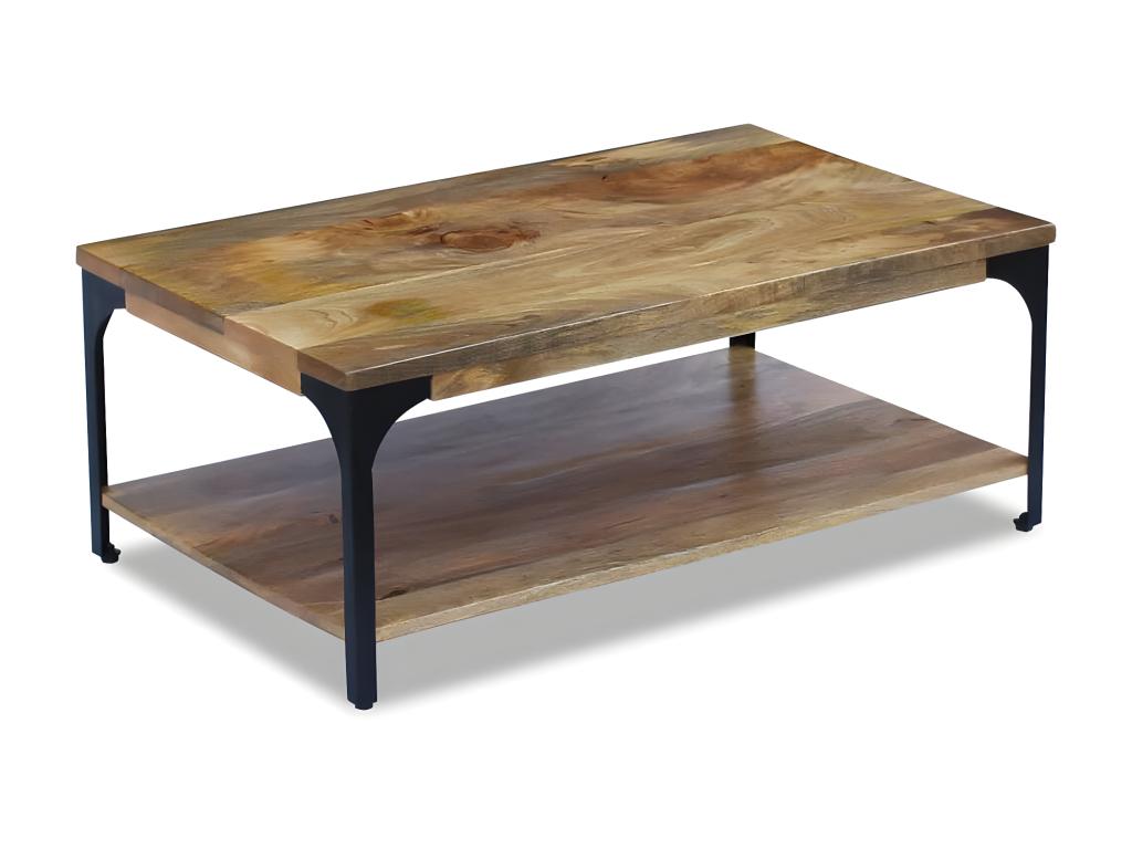 Mango wood coffee table 100x60x38 cm ABQJ26858