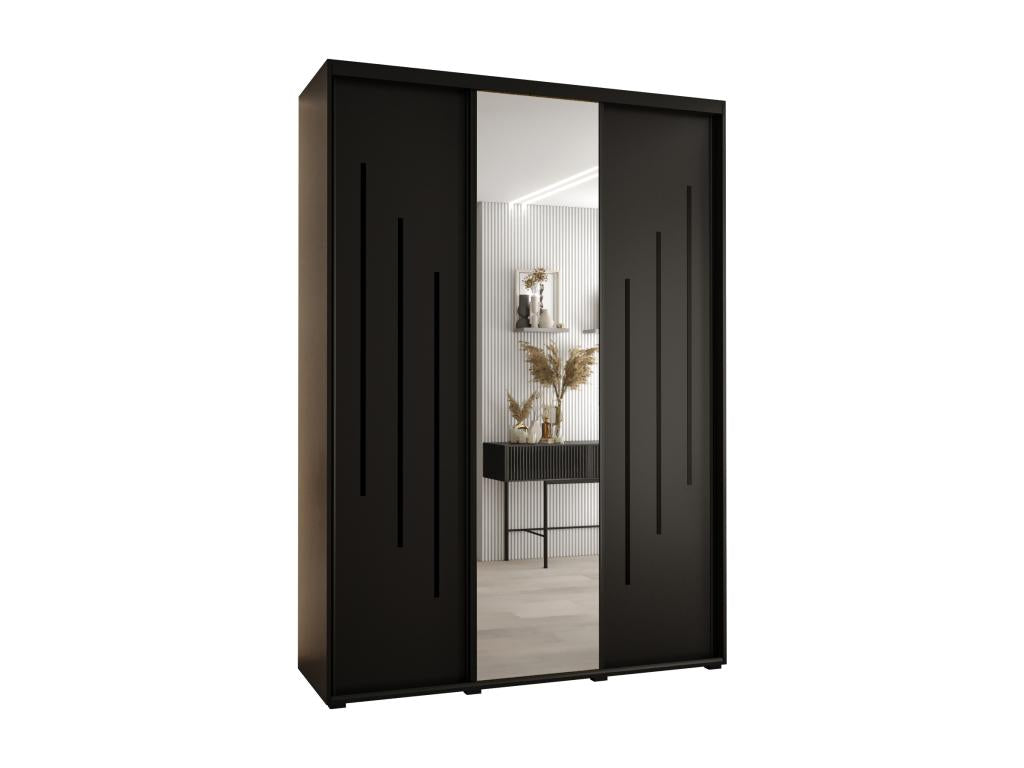 Boisona 9 Sliding Door Wardrobe 235.2/180/60 3 Doors UUVC27954
