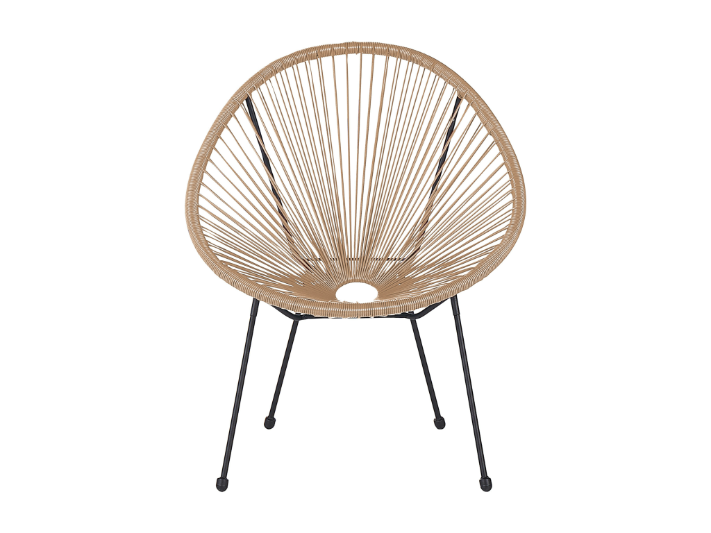 Set of 2 Boisona II Natural Garden Chairs XHXQ05779