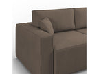 Boisona Sofa with pull-out seat in waterproof fabric T02 180 cm brown JJYY23187