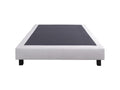 Set of 20cm grey bed base and 20cm Boisona mattress, high-density firm foam, summer/winter side, 160x200cm IBID29099