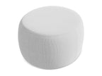 Bouclé pouf - silver - Boisona GEAB86344