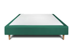 Upholstered Green Velvet Bed Base 140x190 H35cm HZWX99499