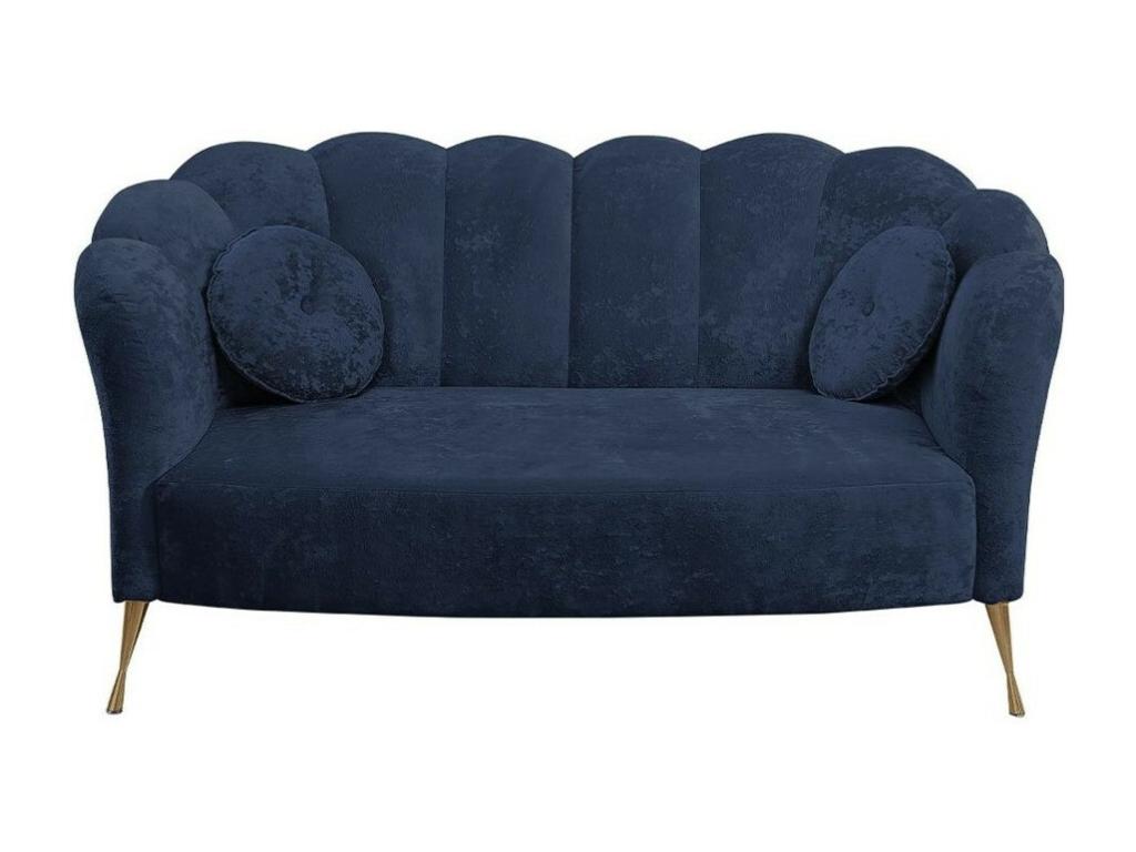 Boisona 151 Blue Sofa 155x83x78cm Upholstery Metal Legs XRNL03977