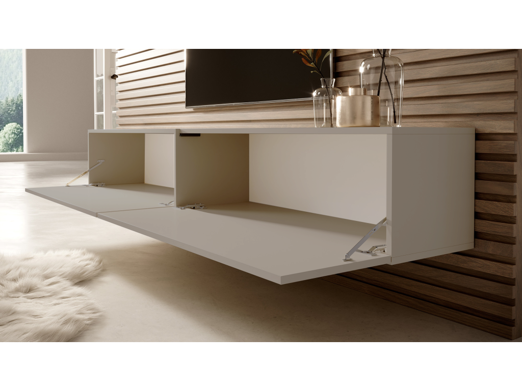 TV stand - 140 cm - Boisona grey-beige - Boisona TSQL49118