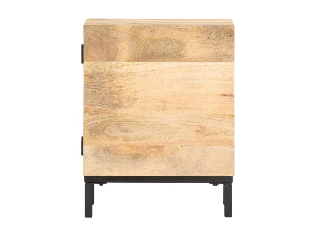 Bedside table 40x30x51 Solid mango wood CVEO62598