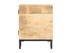Bedside table 40x30x51 Solid mango wood CVEO62598