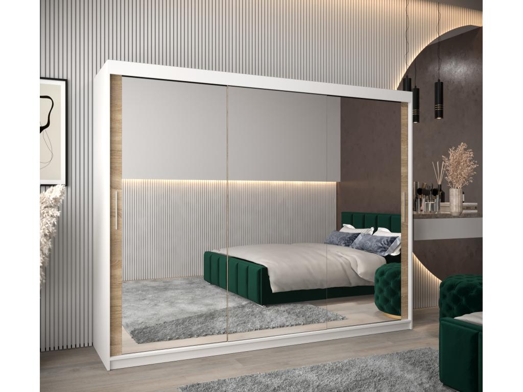 Boisona 3 Sliding Door Wardrobe 200/250/62 3 Doors White/Boisona RIVH52667