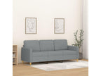 3-seater sofa, light grey, 180 cm, fabric LKQC42252
