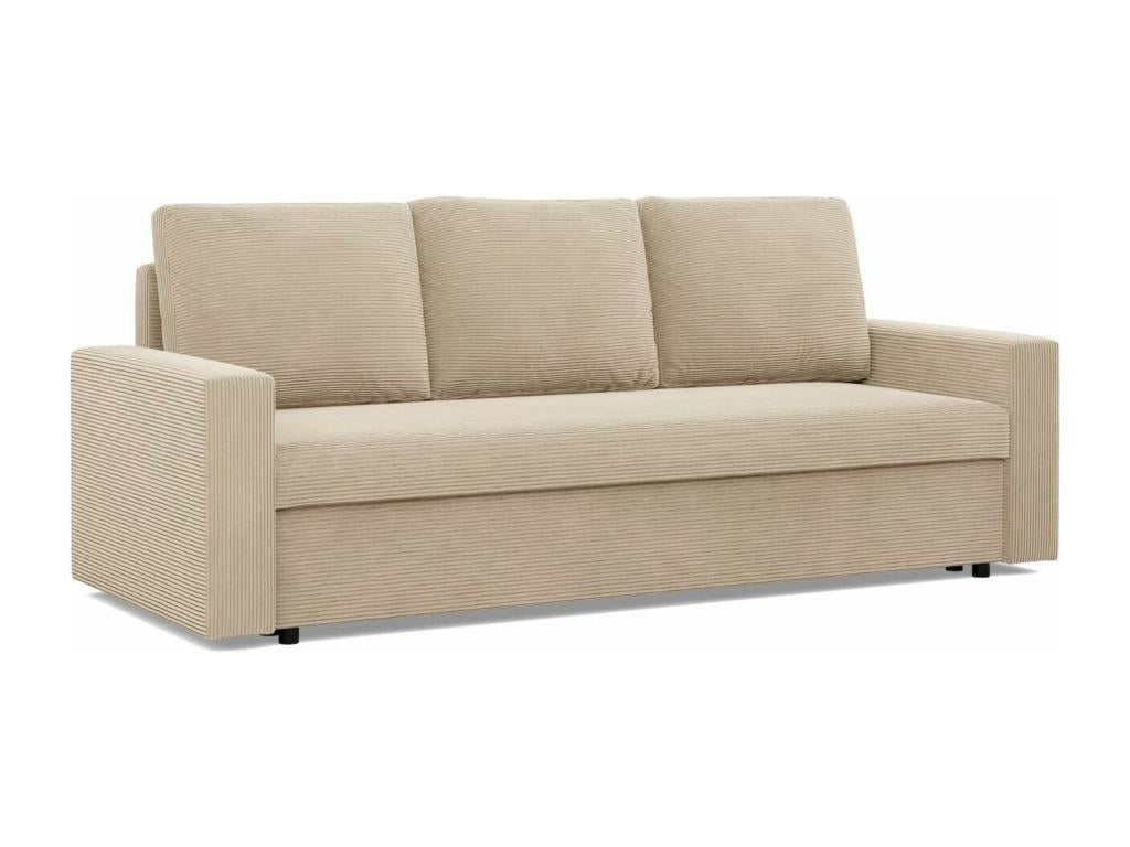 Boisona 3-seater sofa with sleeper function - Beige GEWY08307