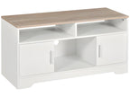 Boisona white and wood TV stand PZJR14592
