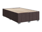 Boisona bed base with mattress, dark brown, 120x200 cm, NQDZ53926
