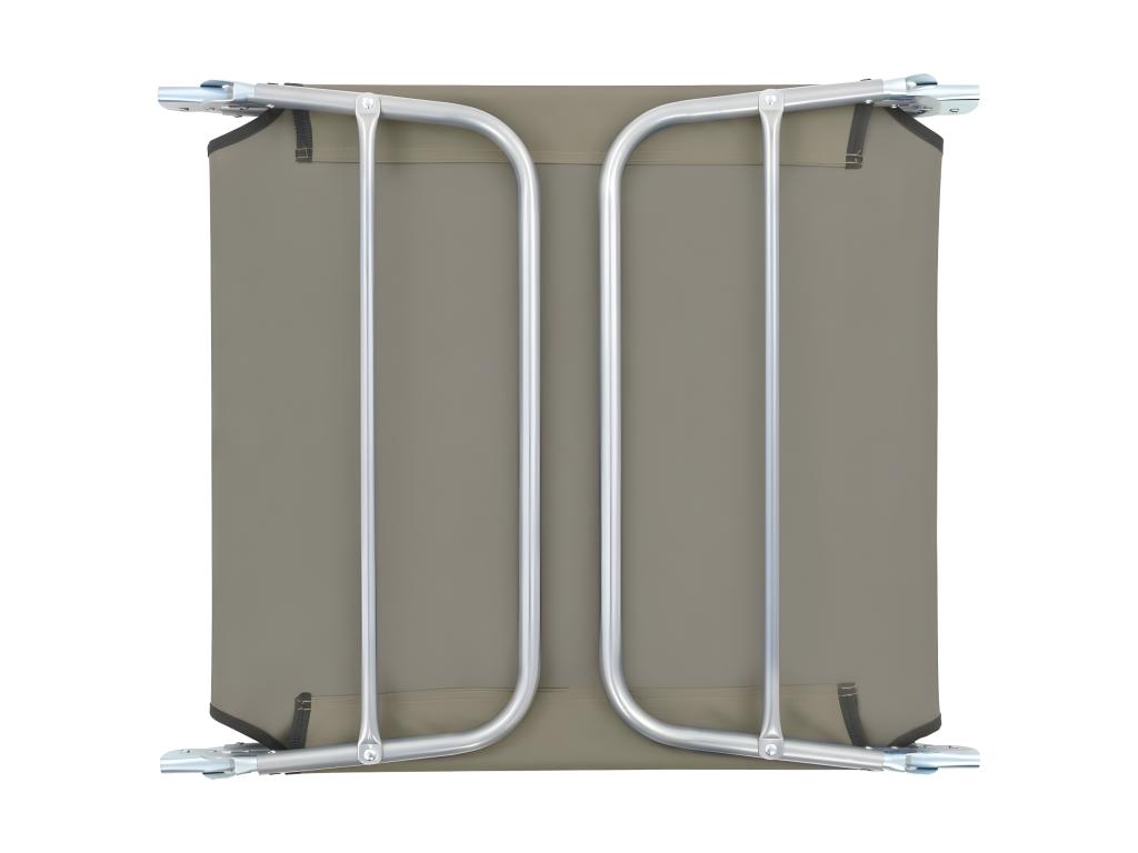 Folding sun loungers, set of 2, steel and fabric, Boisona QOGM54831