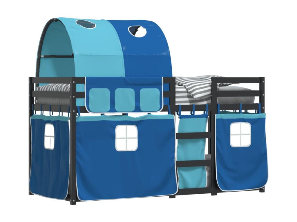 Bunk bed without mattress 90x190 cm solid pine wood QMVN67732