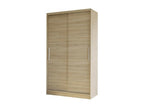 Boisona 162 Wardrobe, Boisona Oak, 200x100x58cm, Sliding Wardrobe Doors, LQBJ37291