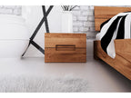 Boisona - Bedside table with drawers in natural oiled beech heartwood JUWP31486