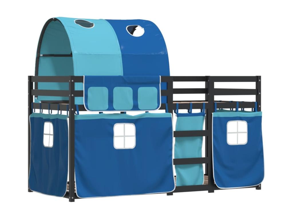 Bunk bed without mattress 90x190 cm solid pine wood QMVN67732