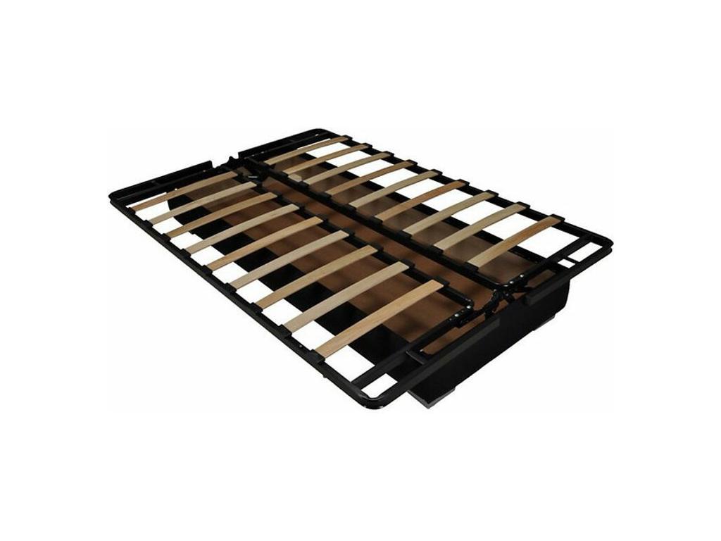 Boisona 14cm fabric click-clack sofa bed with storage - Light brown - 130x190 WAEP81974