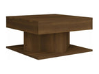 Coffee table, brown oak, 57x57x30 cm, engineered wood, PGFO92980