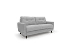 Boisona Convertible Sofa Bed in Soft Waterproof Fabric T02 208 cm Matte - 160x197 Light Grey WEPZ96044