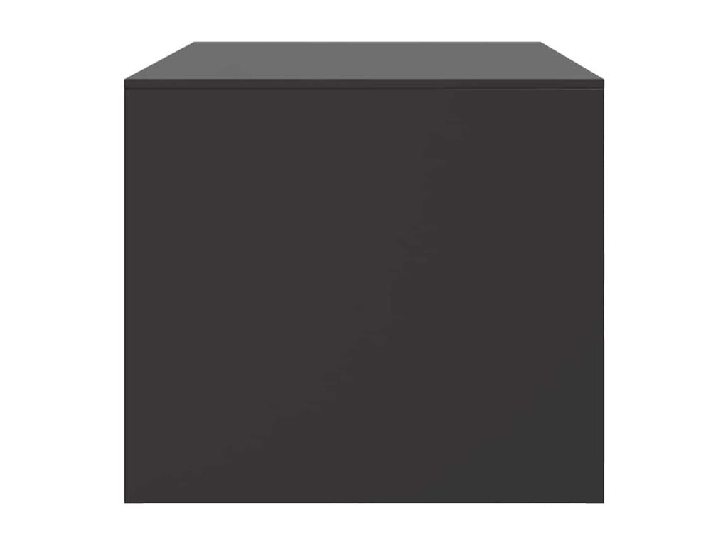 Black coffee table 67x50x44 cm steel LEXA76154