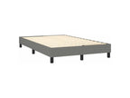 Boisona bed base and mattress with LED lighting, Dark Grey, 120x200 cm, VQKI50532