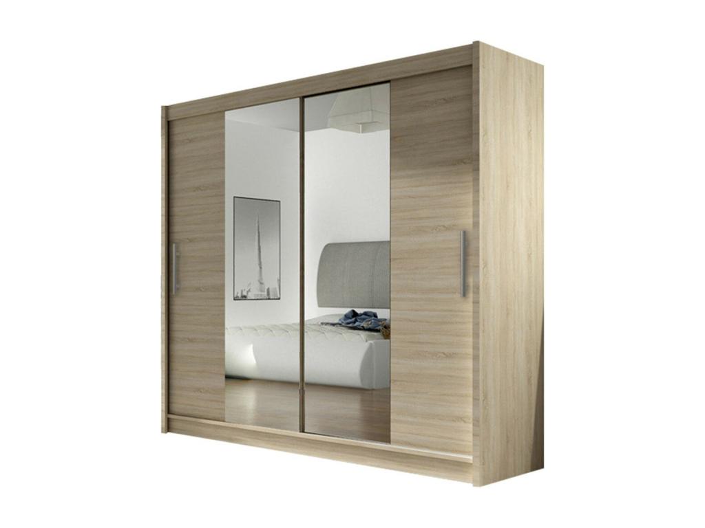 Boisona 123 Wardrobe, Boisona Oak, 215x180x58cm, Sliding Wardrobe Doors, KYTS09825