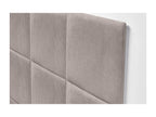 Boisona Upholstered Headboard in High-Quality Corduroy, Boisona Interior composed of interchangeable self-adhesive brown panels, 80 cm CZCZ29597
