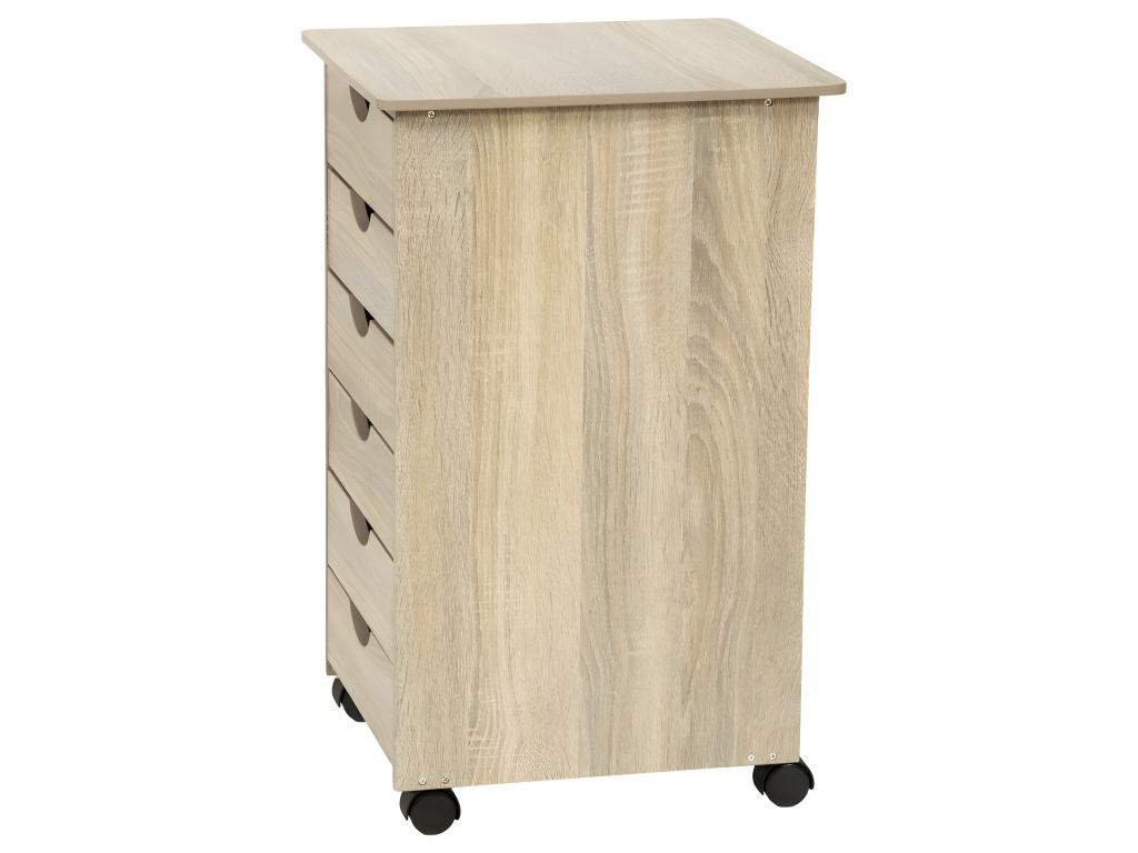 Beige wooden office cabinet 36x40x65 cm 0508103 OEZV65268