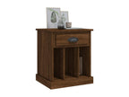 2-piece bedside tables, brown oak, 43x36x50 cm, TSIA94181