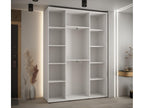 Boisona 8 Sliding Door Wardrobe 235.2/180/45 3 Doors White/White/Black WLHJ22026