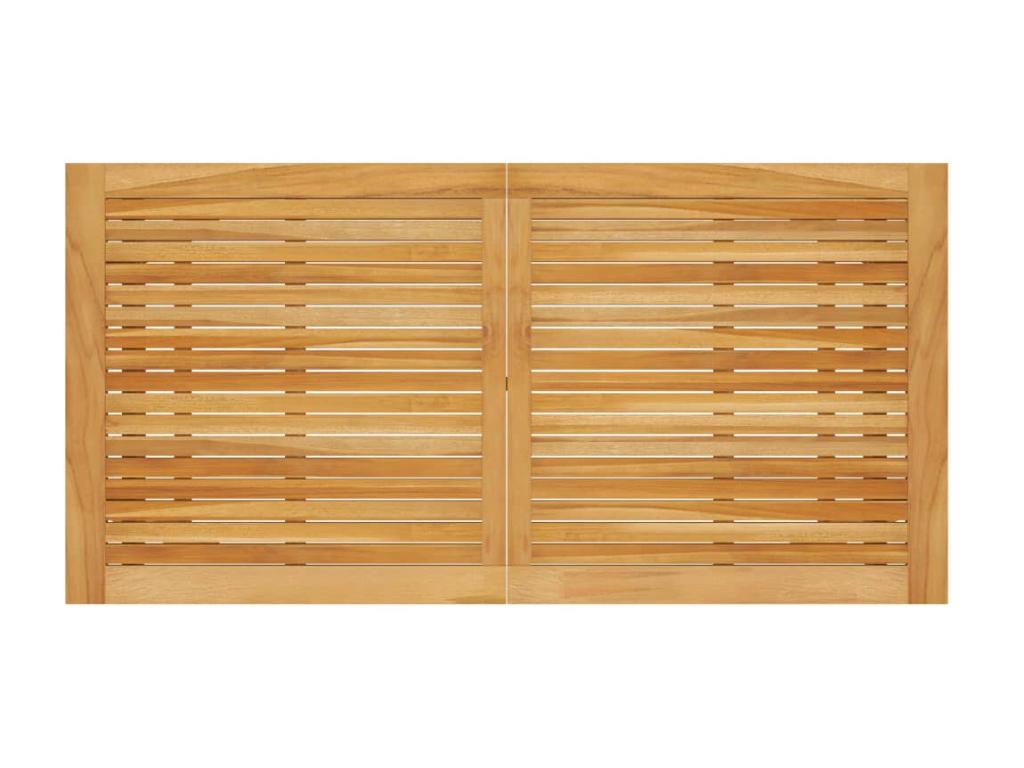 5-piece garden dining set, black, 93 VYYE46954