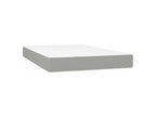 Boisona bed base and mattress with LED, light grey, 120x200 VLMR55280