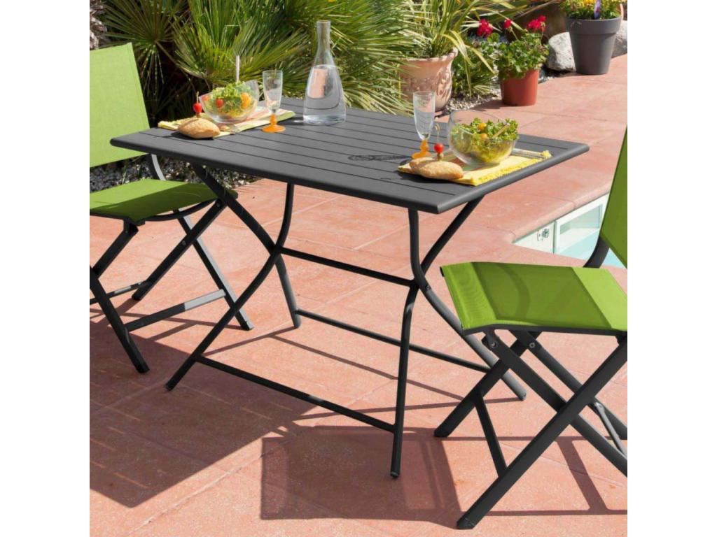 Boisona PHBD67190 Aluminum Garden Table for 4 People