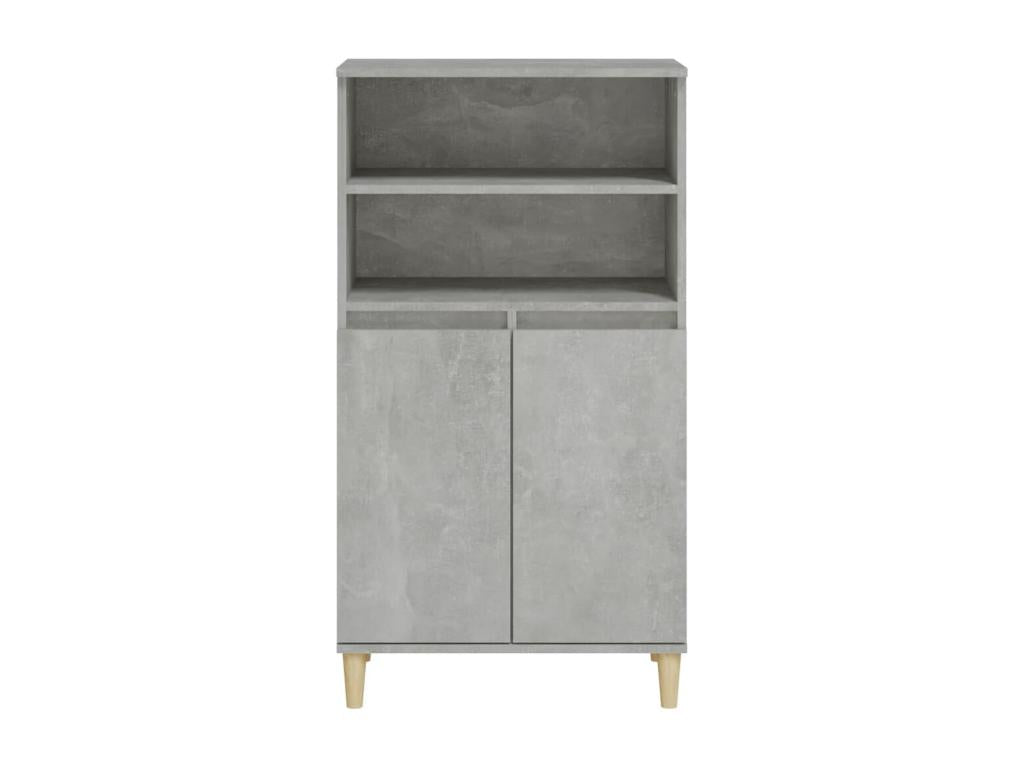 High sideboard, concrete grey, 60x36x110 cm, engineered wood, GDJO86329