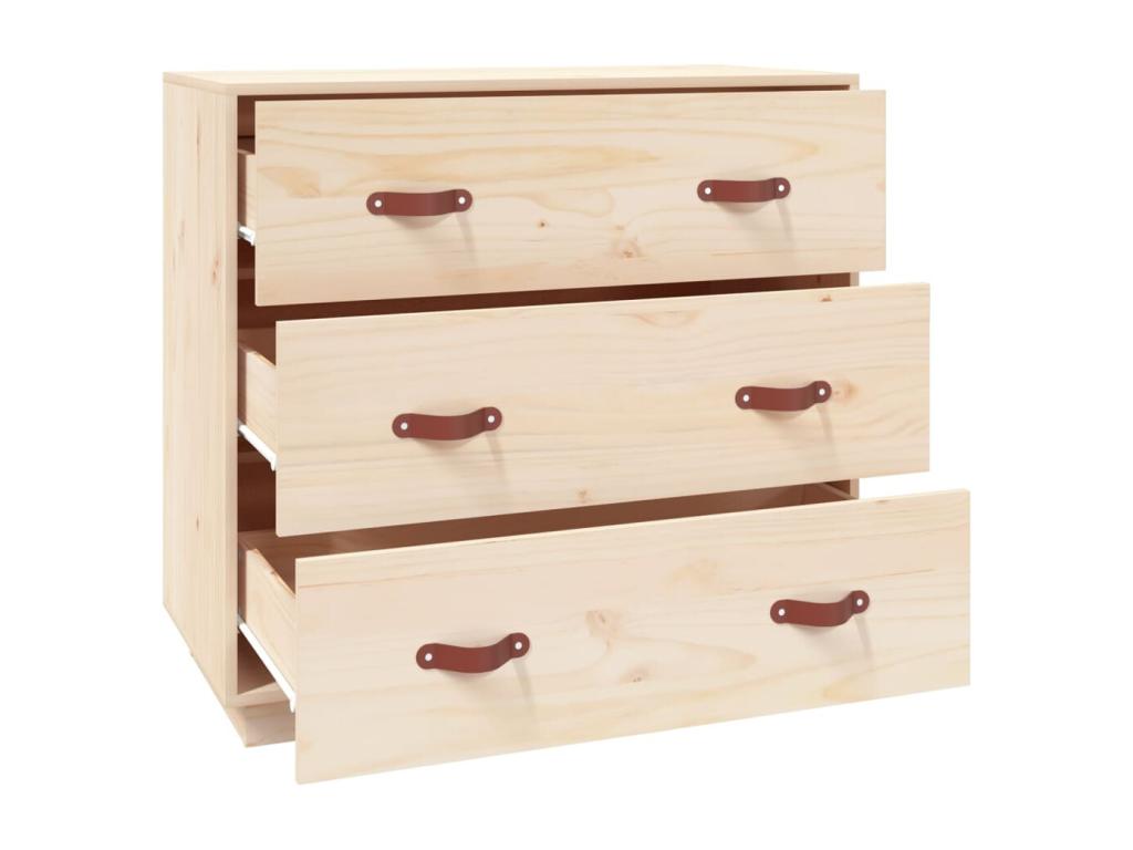 Sideboard 80x40x75 cm Solid pine wood BIMX43511