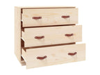 Sideboard 80x40x75 cm Solid pine wood BIMX43511