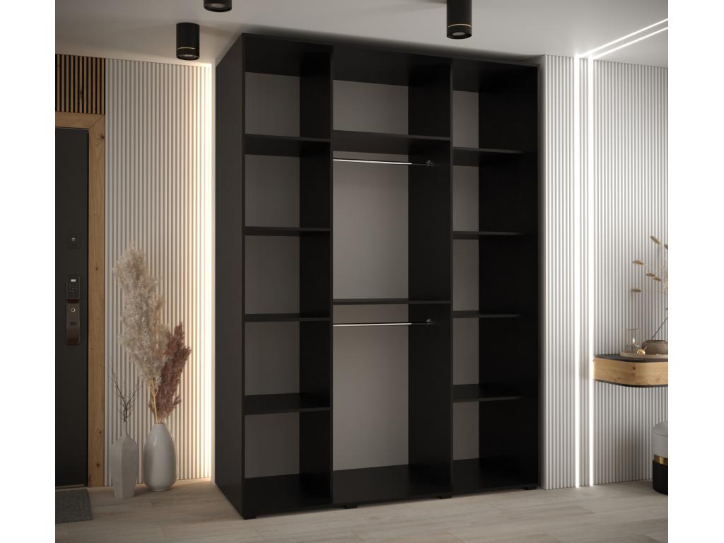 Boisona 9 Sliding Door Wardrobe 235.2/180/60 3 Doors UUVC27954