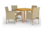 5-Piece Beige Garden Dining Set MAIM53465