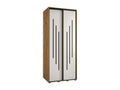 Boisona 8 Sliding Door Wardrobe 235.2/120/45 2 Doors Boisona/White/Black YPTT66380