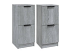 Boisona 2-piece sideboard set, grey, 30x30x70 cm, engineered wood, OCKV73177