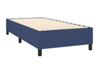 Upholstered bed base with mattress and LED light, blue, 90x190 cm, fabric XEKH63273