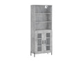 High sideboard, concrete grey, 69.5x34x180 cm, engineered wood XJOD60340