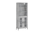 High sideboard, concrete grey, 69.5x34x180 cm, engineered wood XJOD60340